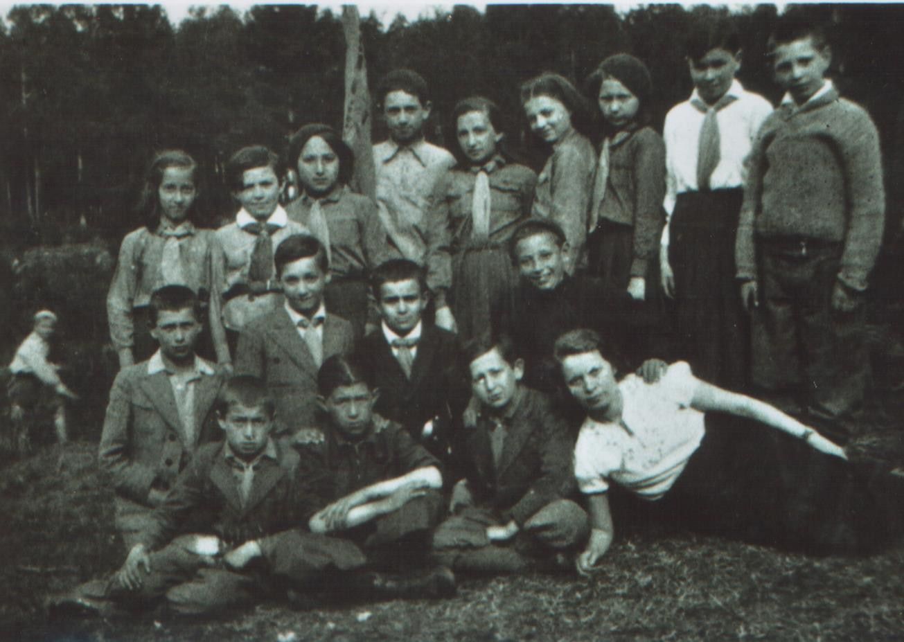 כיתה ו' בבית ספר תרבות, 1938